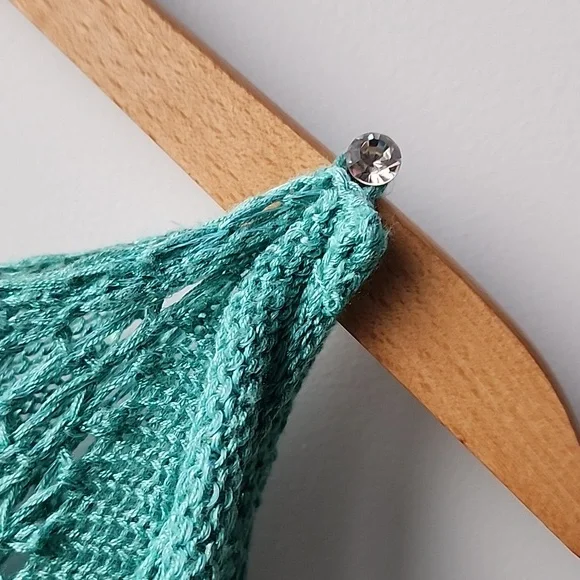 Vintage Marciano Boat Neck Pointelle Knit Tank Top - Picture 4 of 8